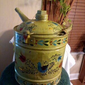 Vintage Painted Gas can